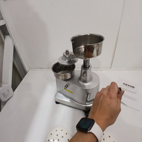 VEVOR HAMBURGER PATTY MACHINE - SILVER (MODEL: JKH100130150) image 2
