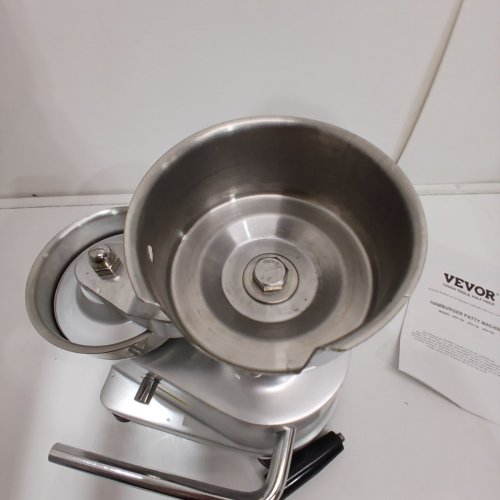 VEVOR HAMBURGER PATTY MACHINE - SILVER (MODEL: JKH100130150) image 4