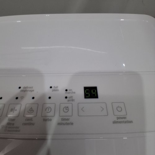 MIDEA EASYDRY DEHUMIDIFIER WITH DIGITAL DISPLAY - 1500SQ.FT. COVERAGE - WHITE (MODEL: MAD22C1AWS) image 2
