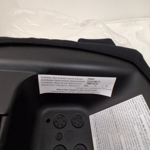 DIONO SOLANA NO LATCH SINGLE BACKLESS BOOSTER CAR SEAT WITH CUP HOLDERS- 40LBS-120LBS - BLACK (MODEL: 32050-NA-01) image 2
