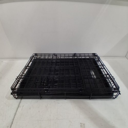 NEW WORLD FOLDING METAL DOG CRATE - 24'' SMALL - BLACK (MODEL: B24) image 3