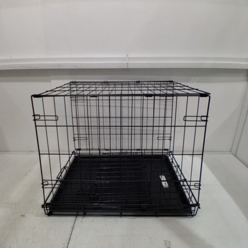 NEW WORLD FOLDING METAL DOG CRATE - 24'' SMALL - BLACK (MODEL: B24) image 4