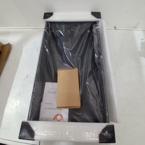 FIESONO STAINLESS STEEL SHOWER NICHE WITH SHELF FOR BATHROOM STORAGE - 24.6'' X 12.6'' - MATTE BLACK image 2