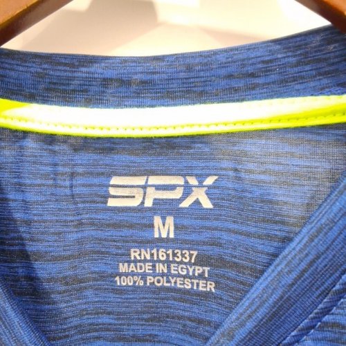 MEN'S SPX ATHLETIC SHORT SLEEVE T-SHIRT - MEDIUM - BLUE image 3