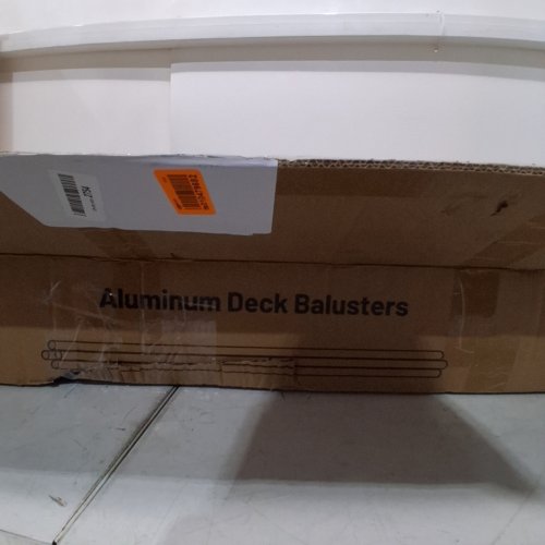 105PK HYPERGIANT ALUMINUM DECK BALUSTERS WITH CONNECTORS AND SCREW - 36" - BLACK image 2