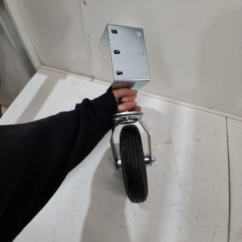 SHEPHERD HARDWARE 8" PNEUMATIC GATE CASTER - 200LBS CAPACITY (MODEL: 9798) image 4