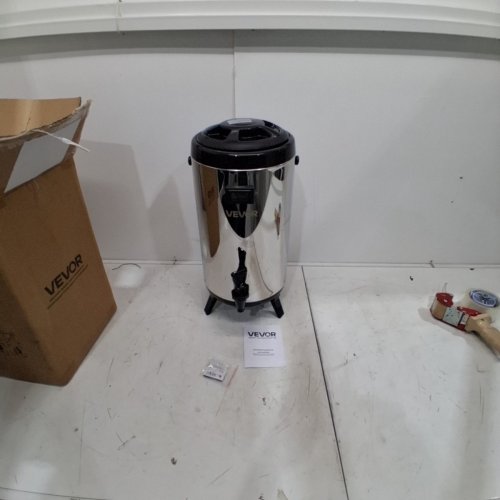 VEVOR COMMERCIAL COFFEE URN DISPENSER/ELECTRIC BOILER FOR FAST BREW - 40 CUPS - STAINLESS STEEL/BLACK (MODEL: FCMLA042) image 3
