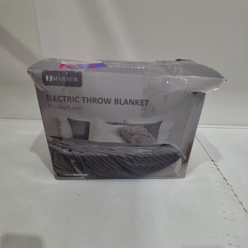 MARNUR ELECTRIC THROW BLANKET - 60" X 70" - GRAY (MODEL: LY09A-6070) image 4