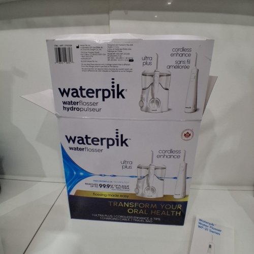 WATERPIK ULTRA PLUS & CORDLESS ENHANCE WATER FLOSSER COMBO PACK - WHITE (MODEL: 2702338) image 5