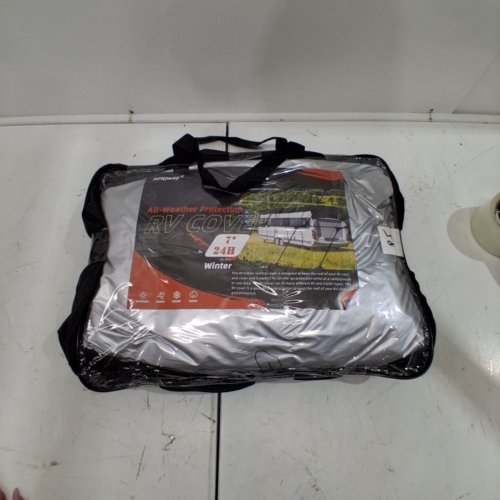 HFKJWAY UNIVERSAL ALL-WEATHER RV COVER - 8.5FT - SILVER /BLACK image 5