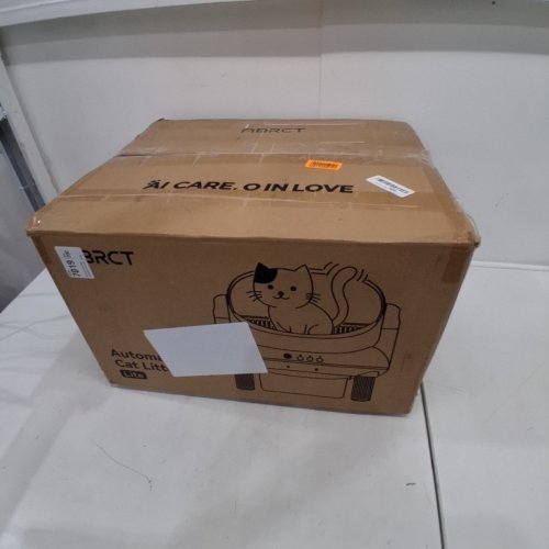 ABRCT AUTOMATIC SELF CLEANING LITTER BOX - WHITE/GREY (MODEL: CT-LBWXY) image 7