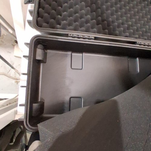 MEIJIA PORTABLE ROLLING WATERPROOF ALL WEATHER HARD RIFLE CASE GUN CASE WITH WHEELS - 54" X 16" X 6.12" - BLACK image 7