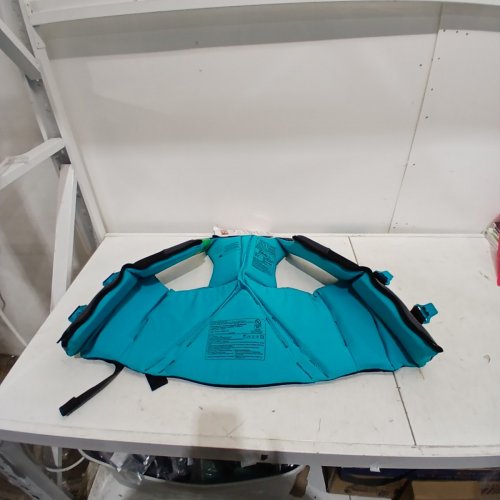 WOMEN'S HYPERLITE NEOPRENE PFD LIFE VEST WITH BUCKLE STRAPS - ADULT EXTRA LARGE - BLACK/GREY/BLUE (MODEL : 3247/1819493) image 3