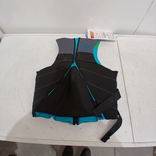 WOMEN'S HYPERLITE NEOPRENE PFD LIFE VEST WITH BUCKLE STRAPS - ADULT EXTRA LARGE - BLACK/GREY/BLUE (MODEL : 3247/1819493) image 5