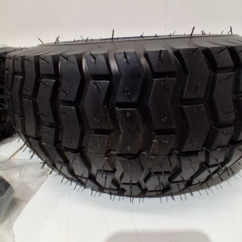 2PK GICOOL REPLACEMENT PNEUMATIC LAWN MOWER FRONT TIRE AND WHEEL - 15"X6.00"-6" - BLACK (MODEL: WH-RP3504S-2D) image 4