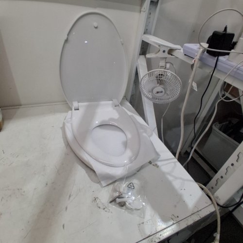 ELONGATED TOILET SEAT WITH SLOW CLOSE & TODDLER SEAT - WHITE image 2