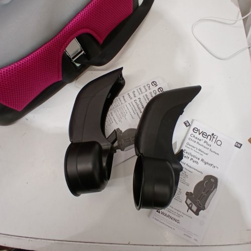EVENFLO CHASE PLUS 2-IN-1 CONVERTIBLE BOOSTER CAR SEAT - GENEVA PINK/GREY (MODEL: 30712360C) image 4