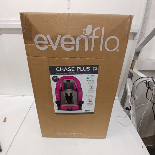 EVENFLO CHASE PLUS 2-IN-1 CONVERTIBLE BOOSTER CAR SEAT - GENEVA PINK/GREY (MODEL: 30712360C) image 5