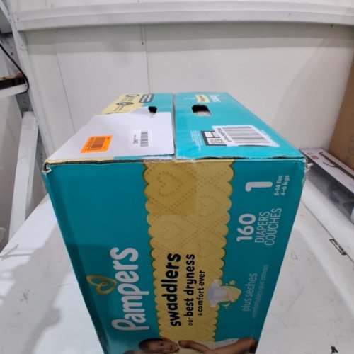 160PK PAMPERS SWADDLERS BEST DRYNESS DISPOSABLE DIAPERS - SIZE 1 (8-14LB) image 3