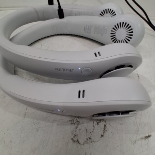 2PK JISULIFE RECHARGEABLE COOLING NECK FANS - WHITE (MODEL: 2789239) image 2