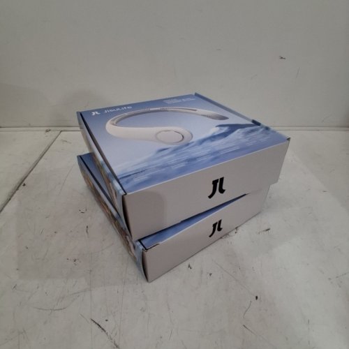 2PK JISULIFE RECHARGEABLE COOLING NECK FANS - WHITE (MODEL: 2789239) image 4
