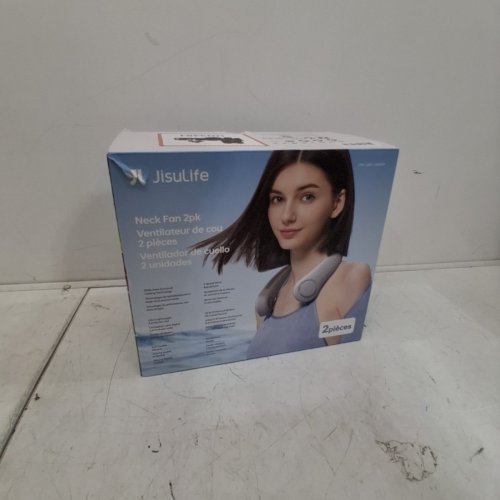 2PK JISULIFE RECHARGEABLE COOLING NECK FANS - WHITE (MODEL: 2789239) image 5