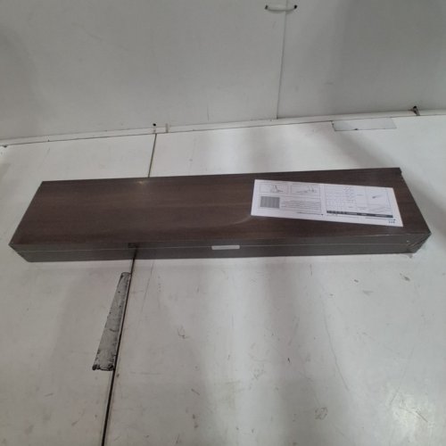 AVYTRONX FLOATING SHELVES FOR WALL RUSTIC WOODEN FLOATING SHELVES - 24" - WALNUT image 2