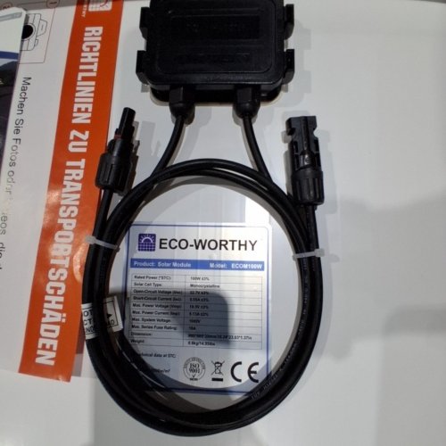 ECO-WORTHY SOLAR PANEL, 100W 12V - (MODEL: ECOM100W) image 5