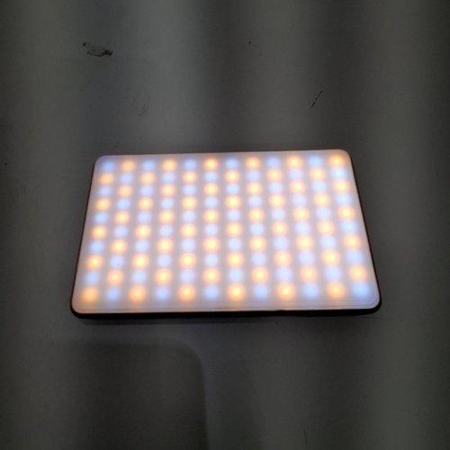 MEIXITOY PHONE LIGHT, SELFIE LIGHT RECHARGEABLE CLIP VIDEO LIGHT, ADJUSTED 3 LIGHT MODES - 120 LED, 5000MAH - BLACK (MODEL: ST120) image 2