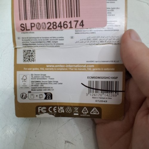 EMTEC MICROSDHC UHSI U1 ELITE GOLD 32GB MICRO SD (MODEL : ECMSDM32GHC10GP) image 3