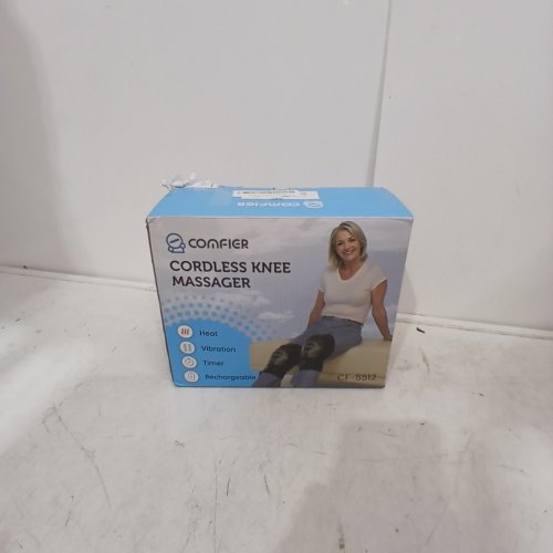 2PK COMFIER CORDLESS KNEE MASSAGERS WITH HEAT - 5 V, 10W - BLACK (MODEL: CF-5512) image 6