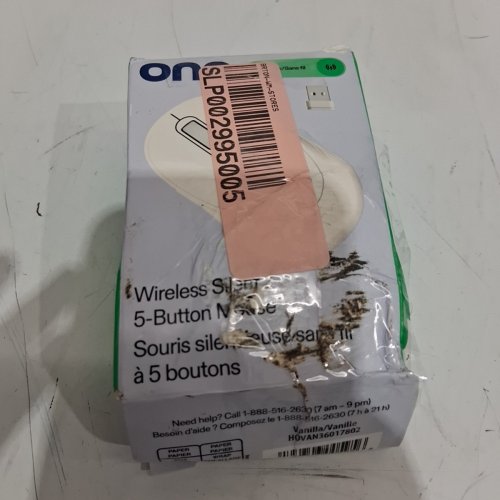 ONN. WIRELESS SILENT 5-BUTTON MOUSE - VANILLA/CREAM image 6