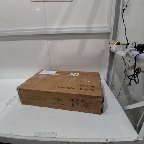 2PK KITMENT NARROW BEDSIDE TABLES - 9" W X 23" H - WHITE image 5