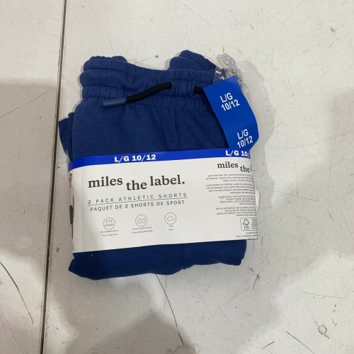 BOY'S MILES THE LABEL SOFT & BREATHABLE SHORTS - LARGE (10/12) - BLUE (STYLE: 2634101) image 3