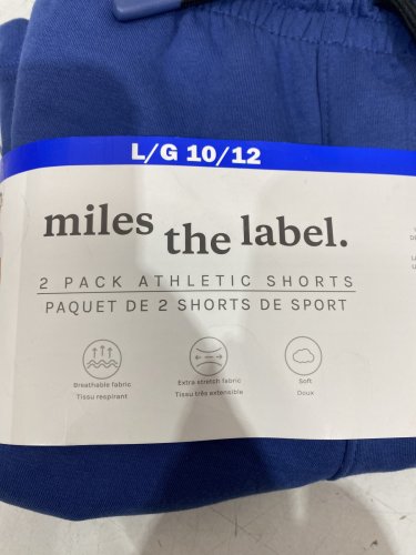 BOY'S MILES THE LABEL SOFT & BREATHABLE SHORTS - LARGE (10/12) - BLUE (STYLE: 2634101) image 2
