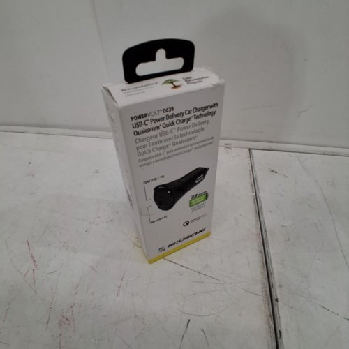 SCOSCHE POWER VOLT QC38 DUAL-PORT CAR CHARGER-20W - BLACK (MODEL: CPDCA38-SP) ) image 4