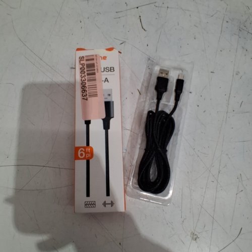 BORNE MICRO USB TO USB-A BRAIDED CABLE - 6FT (MODEL: CBLMCR6-BK) image 2
