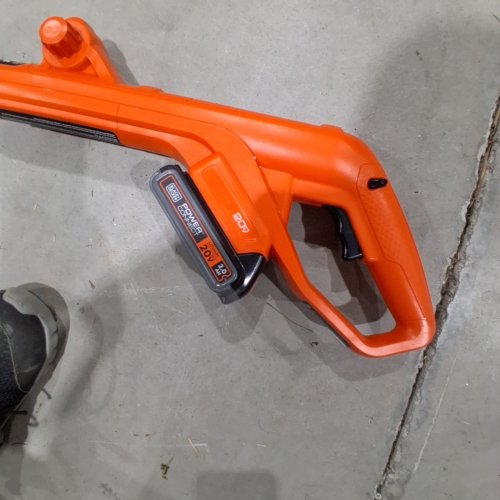 BLACK + DECKER 12" CORDLESS 3-IN-1 STRING TRIMMER, EDGER & LAWN MOWER - ORANGE/BLACK (MODEL: MTC220) image 2