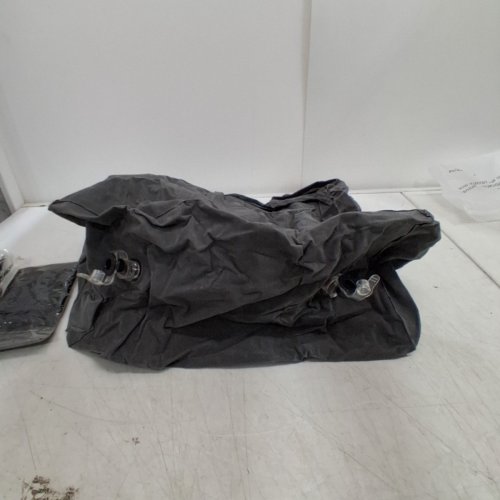INFLATABLE TRAVEL FOOTREST / CUSHION WITH MANUAL PUMP - 1.5FT - BLACK/GREY image 2