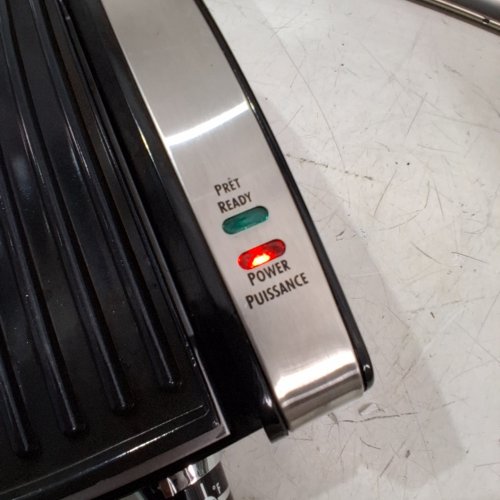 HAMILTON BEACH FLAVOUR SEARING SMOKELESS ELECTRIC GRILL - STAINLESS STEEL (MODEL: 25361C) image 2