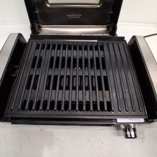 HAMILTON BEACH FLAVOUR SEARING SMOKELESS ELECTRIC GRILL - STAINLESS STEEL (MODEL: 25361C) image 4