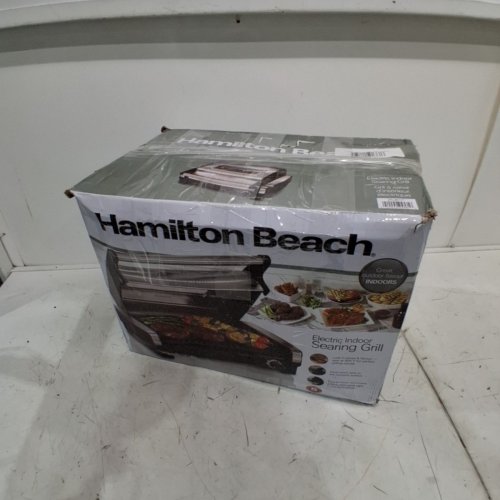 HAMILTON BEACH FLAVOUR SEARING SMOKELESS ELECTRIC GRILL - STAINLESS STEEL (MODEL: 25361C) image 7