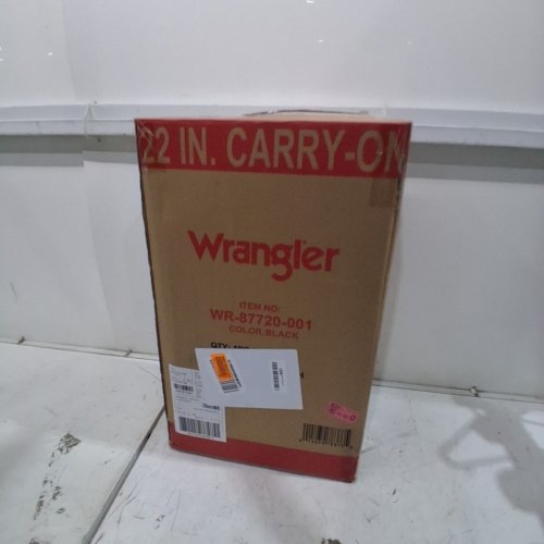 WRANGLER HARDSIDE CARRY-ON SPINNER LUGGAGE - 22" - BLACK (MODEL: WR-87720) image 3