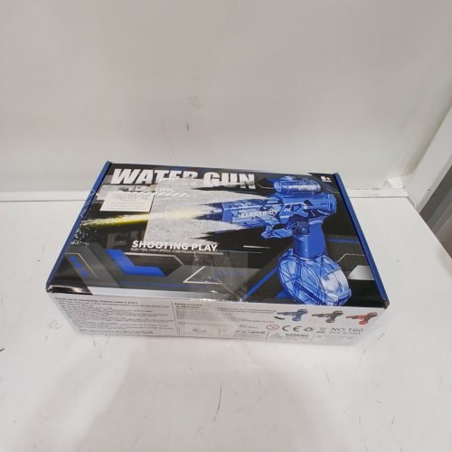 KIDS ELECTRIC WATER GUN - TRANSPARENT AUTOMATIC SQUIRT GUN - GREY/CLEAR image 4
