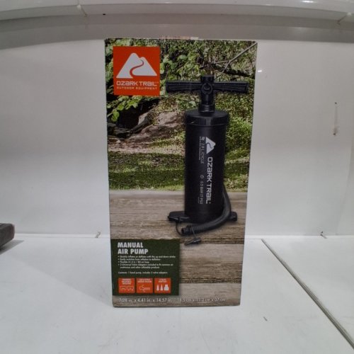 OZARK TRAIL MANUAL AIR PUMP - 2.8L/CYCLE - BLACK (MODEL: 62209) image 6