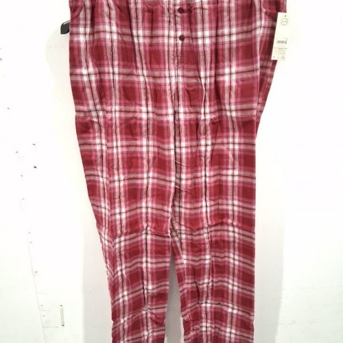 ADULT'S NO BOUNDARIES PLAID PAJAMA PANTS - EXTRA LARGE - RED (STYLE: NBF60412LD) image 2