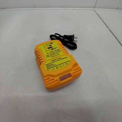 THIRD PARTY BATTERY CHARGER FOR DEWALT BATTERIES - YELLOW image 2