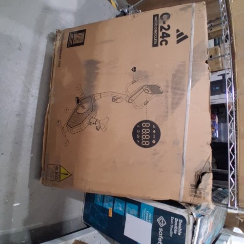 ADIDAS EXERCISE BIKE WITH CONNECTED FITNESS - 265LBS CAPACITY - BLACK (MODEL:C-24C) image 4
