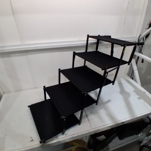 HACAROA FOLDABLE DOG CAR STEPS - 110 LBS MAX - 18" X 4.5" X 15" BLACK (MODEL: HA-DOGSTEPS-5S) image 4