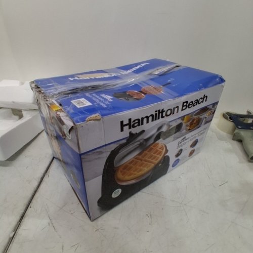 HAMILTON BEACH DURATHON REMOVABLE GRID BELGIAN WAFFLE MAKER (MODEL: 26031G) image 6